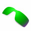 Hkuco Mens Replacement Lenses For Oakley Probation Blue/Titanium/Emerald Green Sunglasses