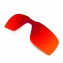 Hkuco Mens Replacement Lenses For Oakley Probation Red/Blue/Black/24K Gold Sunglasses