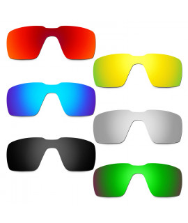 Hkuco Mens Replacement Lenses For Oakley Probation Red/Blue/Black/24K Gold/Titanium/Emerald Green Sunglasses