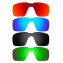 Hkuco Mens Replacement Lenses For Oakley Probation Red/Blue/Black/Emerald Green Sunglasses