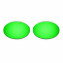 Hkuco Mens Replacement Lenses For Oakley Romeo 1 Blue/24K Gold/Emerald Green Sunglasses