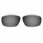 Hkuco Mens Replacement Lenses For Oakley Splinter Blue/Black/24K Gold Sunglasses