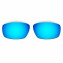 Hkuco Mens Replacement Lenses For Oakley Splinter Blue/24K Gold/Emerald Green Sunglasses
