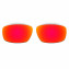 Hkuco Mens Replacement Lenses For Oakley Splinter Red/Emerald Green Sunglasses