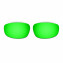 Hkuco Mens Replacement Lenses For Oakley Split Jacket Red/Black/Emerald Green Sunglasses