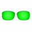 Hkuco Mens Replacement Lenses For Oakley TwoFace Blue/24K Gold/Emerald Green Sunglasses
