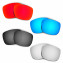 Hkuco Mens Replacement Lenses For Oakley TwoFace Red/Blue/Black/Titanium Sunglasses