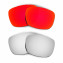 Hkuco Mens Replacement Lenses For Oakley TwoFace Red/Titanium Sunglasses