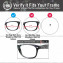 HKUCO Black Replacement Lenses For Ray-Ban Wayfarer RB2132 52mm