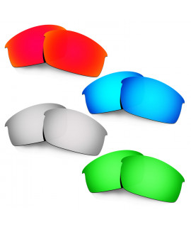 Hkuco Mens Replacement Lenses For Oakley Bottlecap Red/Blue/Titanium/Emerald Green Sunglasses