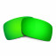 Hkuco Mens Replacement Lenses For Oakley Gascan Titanium/Emerald Green  Sunglasses