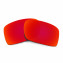 Hkuco Mens Replacement Lenses For Oakley Gascan Red/Black/Titanium Sunglasses