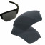 HKUCO Black Polarized Replacement Lenses For Oakley Half Jacket 2.0 XL Sunglasses