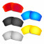 Hkuco Mens Replacement Lenses For Oakley Half Jacket 2.0 XL Red/Blue/Black/24K Gold/Titanium Sunglasses