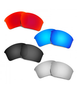 Hkuco Mens Replacement Lenses For Oakley Half Jacket 2.0 XL Red/Blue/Black/Titanium Sunglasses