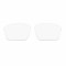 Hkuco Mens Replacement Lenses For Oakley Half Jacket 2.0 XL Sunglasses Transparent Polarized
