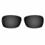 Hkuco Mens Replacement Lenses For Oakley Hijinx Black/Titanium Sunglasses