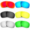 Hkuco Mens Replacement Lenses For Oakley Hijinx Red/Blue/Black/24K Gold/Titanium/Emerald Green Sunglasses