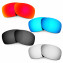 Hkuco Mens Replacement Lenses For Oakley Hijinx Red/Blue/Black/Titanium Sunglasses