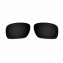 HKUCO Black+Titanium Polarized Replacement Lenses for Oakley Holbrook Sunglasses