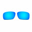 HKUCO Blue+24K Gold+Titanium Mirror Polarized Replacement Lenses for Oakley Holbrook Sunglasses