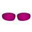 Hkuco Mens Replacement Lenses For Oakley Juliet Blue/Black/Titanium/Purple Sunglasses