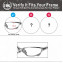 HKUCO Red+Black+Titanium Polarized Replacement Lenses for Oakley Juliet Sunglasses