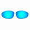 HKUCO Red+Blue+Black Polarized Replacement Lenses for Oakley Straight Jacket (1999) Sunglasses