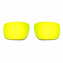 Hkuco Mens Replacement Lenses For Oakley Triggerman Blue/24K Gold Sunglasses