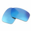HKUCO Blue+Black Polarized Replacement Lenses for Oakley Triggerman Sunglasses