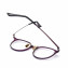 HKUCO Prescription Glasses Classic Stylish Frame Glasses Purple Circle Frame (Multiple Lens Color Options)