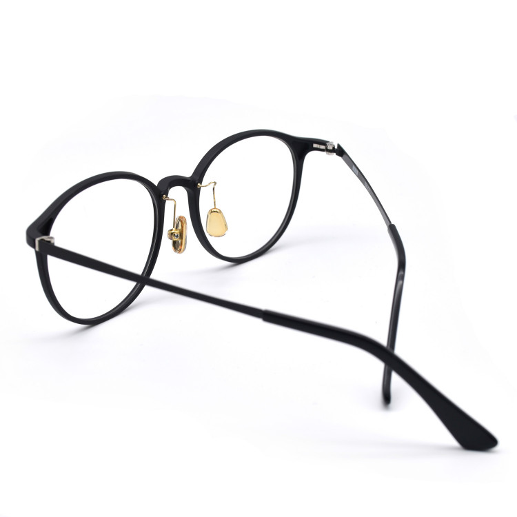 black circle frame glasses