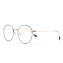 HKUCO Black/Gold Metal Frame Clear Lens Eyewear Glasses (Multiple Lens Color Options)