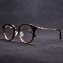 HKUCO Prescription Glasses Special Stylish Frame Glasses Circle Frame (Multiple Lens Color Options)