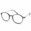 HKUCO Prescription Glasses Cozy Composite Transparent Gray Frame Eyewear (Multiple Lens Color Options)