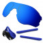 HKUCO For Oakley EVZero OO9308 Blue Polarized Replacement Lenses And Blue Earsocks Rubber Kit And Nose Pads