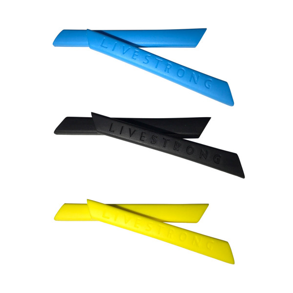HKUCO Blue/Black/Yellow Replacement Silicone Leg Set For Oakley Jawbone Vented Sunglasses Earsocks Rubber Kit