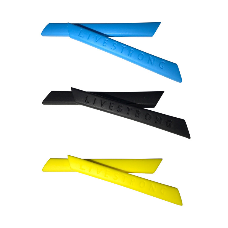 HKUCO Blue/Black/Yellow Replacement Silicone Set For Minute 2.0 Sunglasses Earsocks Rubber Kit