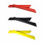 HKUCO Red/Back/Yellow Replacement Silicone Leg Set For Oakley Split Jacket Sunglasses Earsocks Rubber Kit