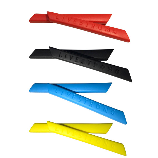 HKUCO Red/Blue/Black/Yellow Replacement Silicone Leg Set For Oakley Split Jacket Sunglasses Earsocks Rubber Kit