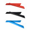 HKUCO Red/Blue/Black Replacement Silicone Leg Set For Oakley Split Jacket Sunglasses Earsocks Rubber Kit