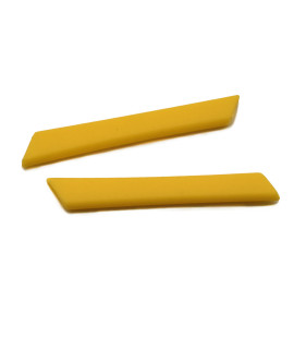 HKUCO Yellow Replacement Silicone Leg Set For Oakley Jawbone Vented Sunglasses Earsocks Rubber Kit