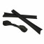 HKUCO Black Replacement Silicone Leg Set For Oakley Radar Sunglasses Earsocks Rubber Kit