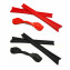 HKUCO Red/Black Replacement Silicone Leg Set For Oakley Radar Sunglasses Earsocks Rubber Kit