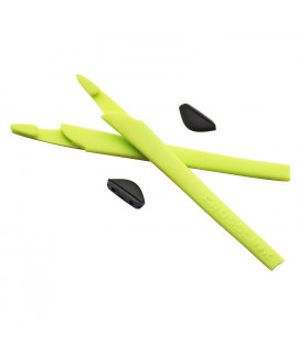 HKUCO Light Green Replacement Silicone Leg Set For Oakley Crosslink Sunglasses Earsocks Rubber Kit