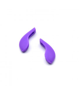HKUCO Purple Replacement Silicone Nose Pad For Oakley Juliet Sunglasses Earsocks