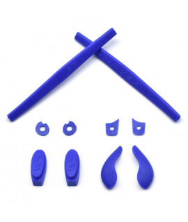 HKUCO Dark Blue Replacement Silicone Leg Set For Oakley Juliet Sunglasses Earsocks Rubber Kit