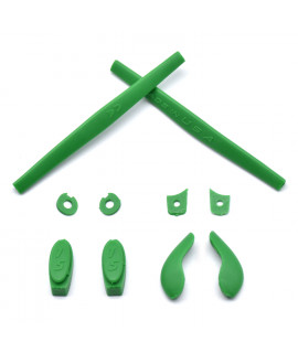 HKUCO Green Replacement Silicone Leg Set For Oakley Juliet Sunglasses Earsocks Rubber Kit