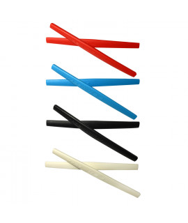 HKUCO Red/Blue/Black/White Replacement Silicone Leg Set For Oakley Whisker Sunglasses Earsocks Rubber Kit