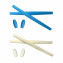 HKUCO Blue/White Replacement Silicone Leg Set For Oakley Romeo 1 Sunglasses Earsocks Rubber Kit